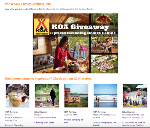 KOA Blog Tour